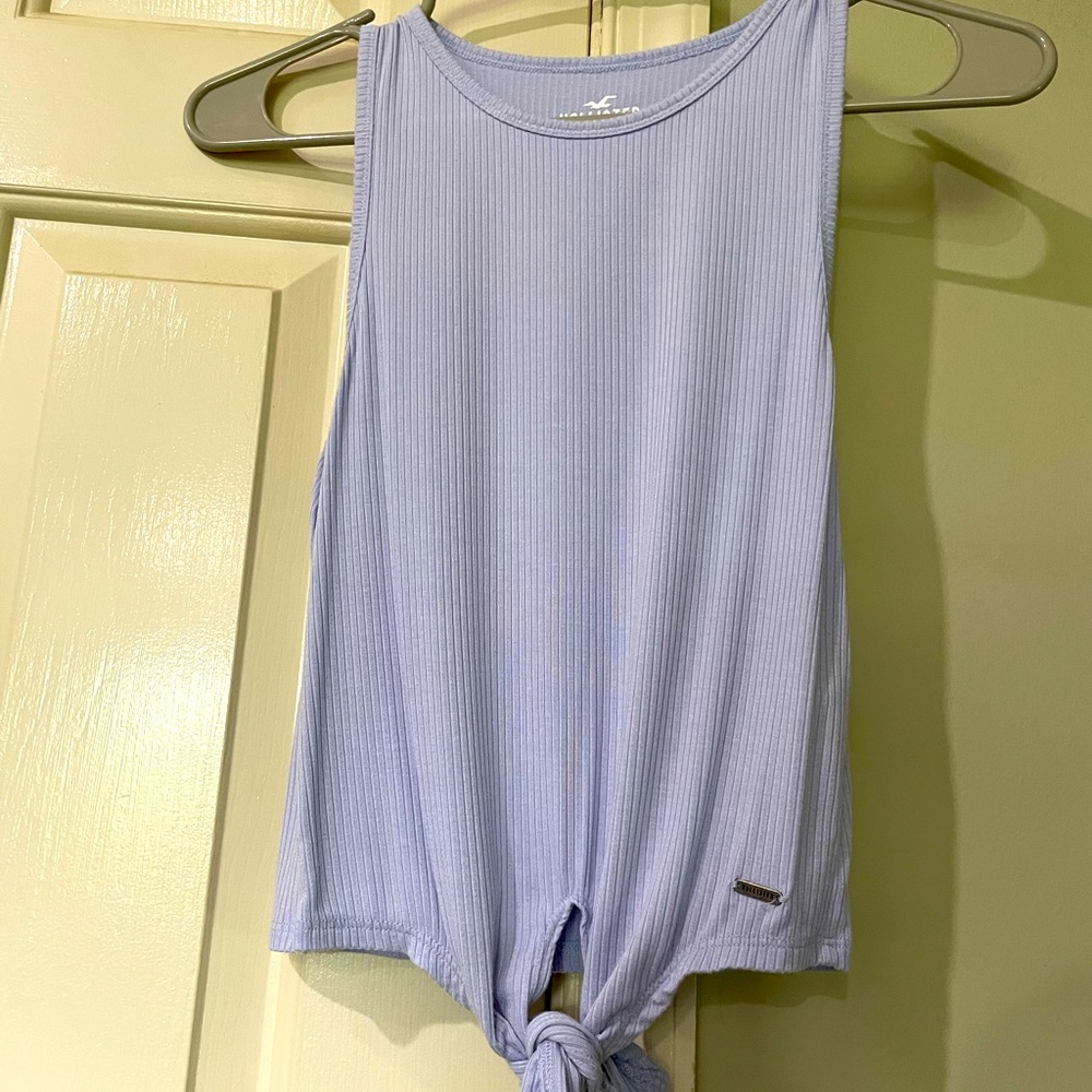Hollister front tie tank top